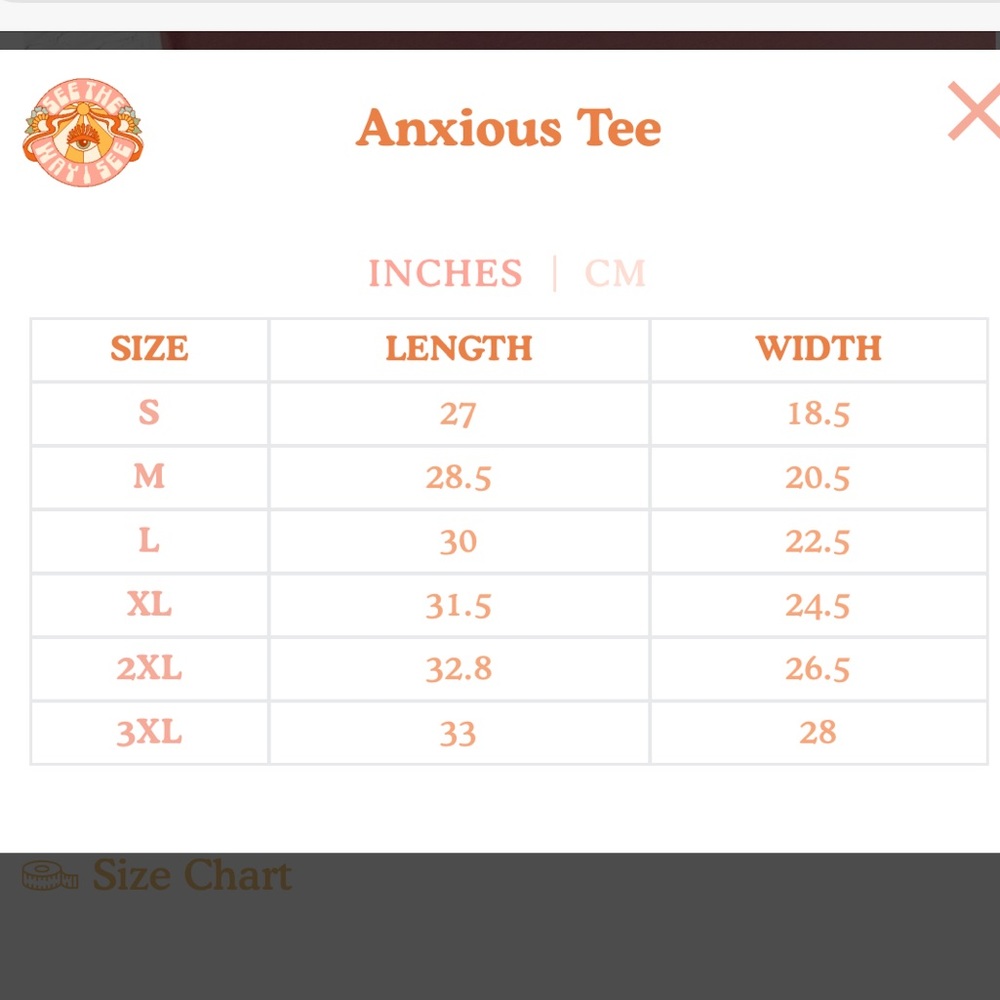 Anxious Tee - Picture 6 of 6